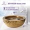 Anzzi Levi Vessel Sink in Speckled Gold LS-AZ8199 - alternate 3